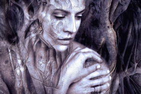 Figurative Sculptures Formed From Recycled Cardboard by James Lake