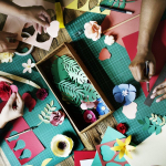 Three-Dimensional Portraits of Suspended Paint Strokes