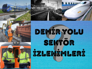 Demiryolu Sektör İzlenimleri